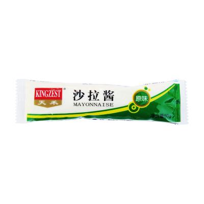 China Mayonnaise Cream Sauce 30g 50g 1kg Egg Yolk Sauce Sachet Real Mayonnaise Sauce Sachet Halal Salad Dressing Manufacturers for sale