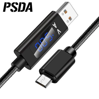 China With Micro Cable Phone LED Indicator PSDA LED Display USB Fast Charging Cable For Xiaomi Redmi Note5 USB Charger Micro Data Cable For Samsung s7 6 for sale