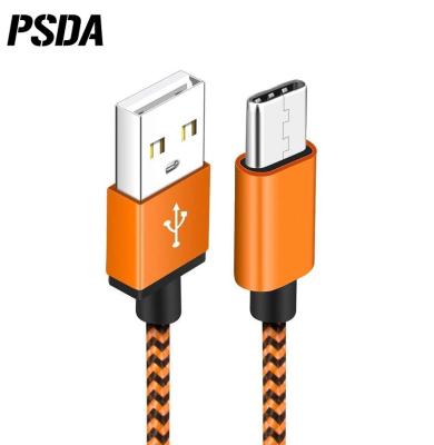 China Mobile Phone PSDA USB C Cable For Xiaomi Redmi Note 10 USB Type C 2.4A Fast Phone Charging Cord For Huawei P40 Pro Type C Charger Cable for sale