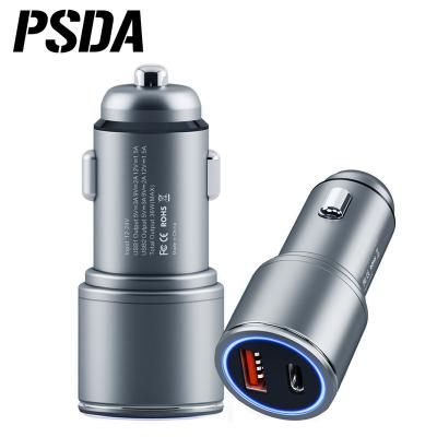 China Mobile Phone Charger PSDA 36W USB Car Charger Fast Charge 4.0 3.0 USB PD Fast Charging Car Phone Charger For iPhone 12 Samsung Huawei Car Charger for sale