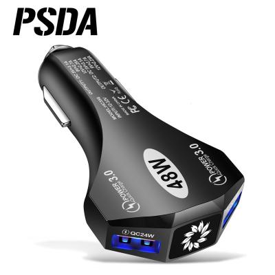 China New PSDA 48W USB Car Charger China-chic Mobile Phone Car Fast Charging Adapter For iPhone 13 12 11 pro Huawei Xiaomi Samsung for sale