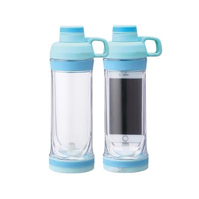 China Ace 13oz/380ml Sustainable Plastic Sports Water Cup With Handle Space Gift Cup Plastic Water Cup for sale