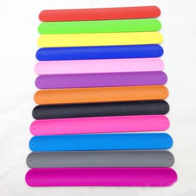 China Europe silicone slap bracelets with high quality for sale