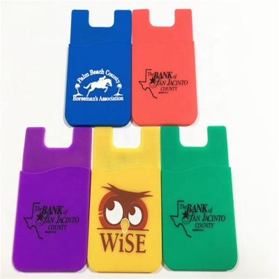 China Smart Credit Card Mobile Phone Silicone Wallet for Credit Card, ID Card and Business Card for sale