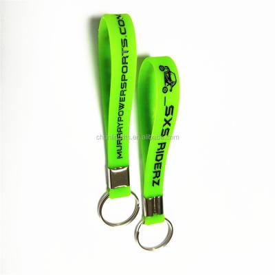 China OEM China Manufaturer made the cheapest silicone wristband keychain for sale