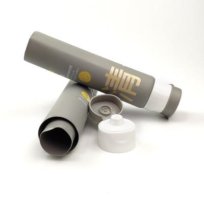 China Cosmetic Empty Double Chamber Plastic Tube 100ml Amino Acid Cleansing Double Tube With Cap Cosmetic Packaging At The Top Filp Printing 2 In 1 Tube for sale