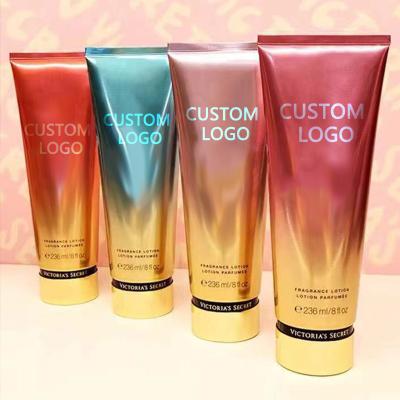 China Cosmetic Factory PE Luxury 236ml Glossy ABL Cosmetic Packaging Tube Laminated Detergent Body Lotion Facial Skin Care Tube for sale