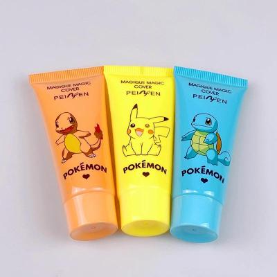 China Multicolor Cute Cartoon Cosmetics PE Tube 25ml Shiny Glossy Empty Skin Care Tube With Screw Cover for sale