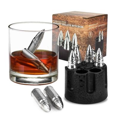 China Wholesale Metal Stainless Steel Cooling Viable For Whiskey Stones Gift Box Sets for sale