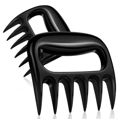 China Viable Hot Sale Black Bear Claw Chicken Shredder Kitchen Tool Plastic Meat Shredder for sale