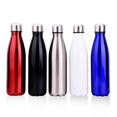 China Sustainable Private Label Color 500ml Stainless Steel Water Bottle Marble Sustainable Drinking Flask for sale