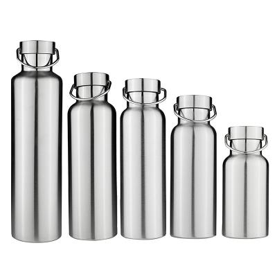 China Coffee Viable Wide Mouth Travel Single Layer Stainless Steel Insulated Water Bottles for sale