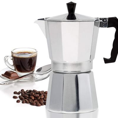 China WITH LID Best Selling on Amazon Amazon Aluminum Alloy Espresso Coffee Maker 12 Cup Moka Pot for sale