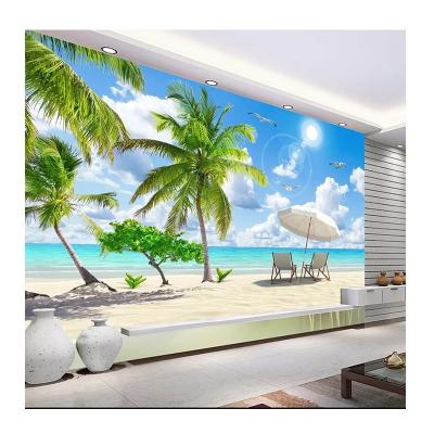 China KOMNNI Modern Seascape 3D Landscape Wallpaper 3D Wallpaper Living Room Bedroom Background 3D Wall Murals Custom Photo Wall Mural KOMNNI for sale