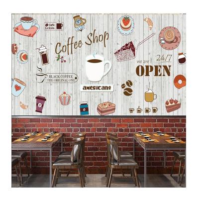 China European and American abstract wallpaper mural modern custom wallpaper KOMNNI coffee shop living room bedroom background wall for sale