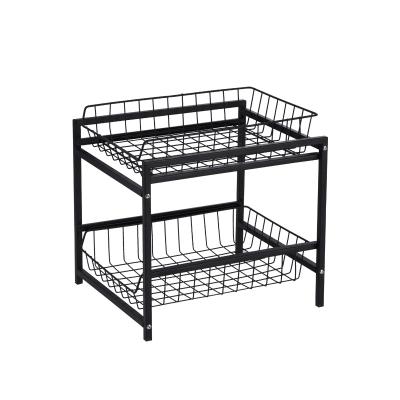 China Hot Selling Viable Hot Selling Square Dish 304 Stainless Steel Rack Storage Foldable Tube Heute Tableware Storage Foldable Rack for sale