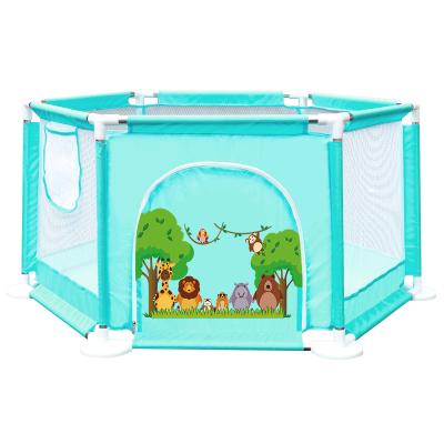 China White Children Fence, Plastic Kids Fence, Heute NewTiffany Modern Blue Model Indoor Zoo Kids Plastic Yard Play Fence For Kids for sale