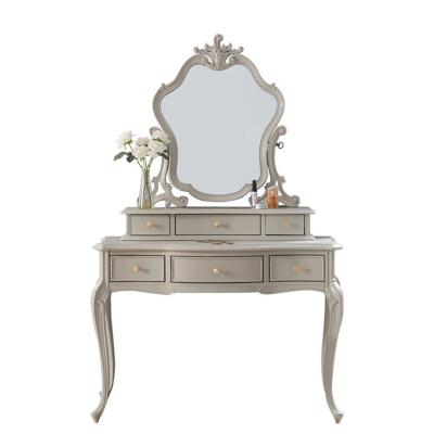 China American Luxury Home Storage Furniture Wooden Dresser With Mirror In Bedroom E415 for sale