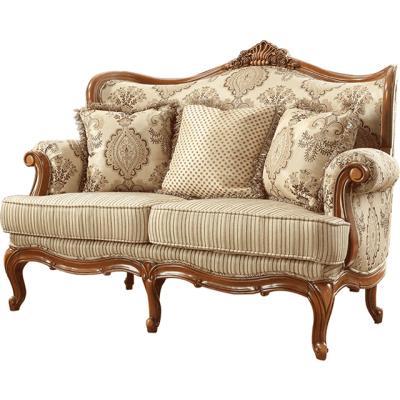 China American classic style soft solid wood sofa with fabric finish for home furniture N-223 for sale