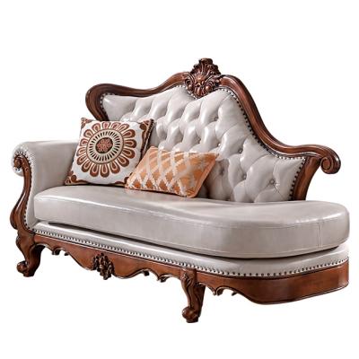 China Movable American Rest Sofa Leather Chaise Lounge Couch Style For Indoor Living Room O279 for sale