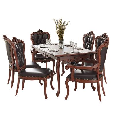 China Durable American Style Antique Dining Table For Dining Room Hotel Furniture AA287 for sale