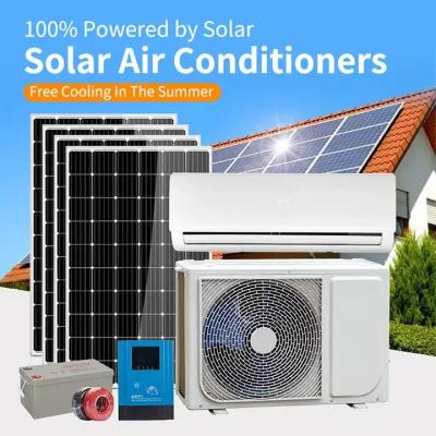 China 18000Btu 24000Btu 12V 24V Solar Ac Air Conditioner Cooling/Heating Solar Air Conditioner Multi Split Inverte for sale