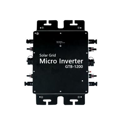 China 1200W Micro Inverter Gtb-1200 Smart Wifi Tie Micro Inverter Microinversor Wireless On Grid Tie Solar Micro Inverter for sale