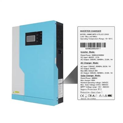 China Solar Pure Sine Wave Inverter For Dc Power System 3 Phase Solar Pump Inverter With Mppt And Vfd Solar Inverter Hybrid 3Kw for sale