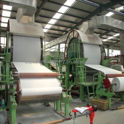 China Waste Paper Recycle Toilet Paper Mini Tissue Paper Making Machine for sale