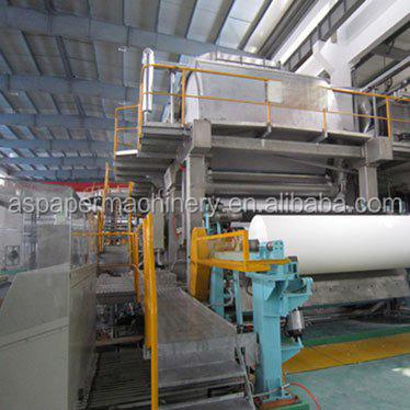 China Paper Industry Pulp Product Blank Writing Paper Making Machine For Product Exercise Book Machine for sale