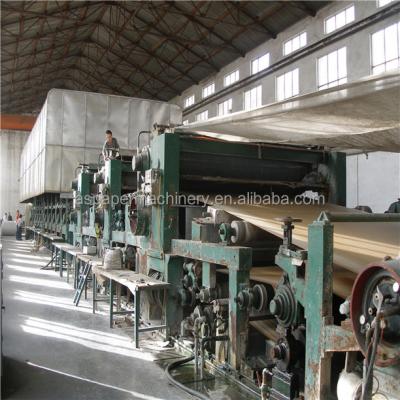 China Henan Paper Industry Recycle Paper Cardboard Paper Making Machine for sale