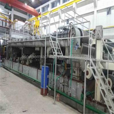 China Small Scale Waste Paper Industries Machinery - News Paper Making Plant All On Line for sale