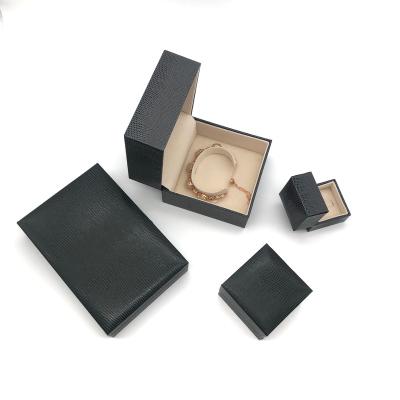 China Leatherette Paper Manufacturer Customize Logo Luxury Bracelet Ring Watch Jewelry Packing Box Gift Packaging Leatherette Paper Jewelry Box for sale