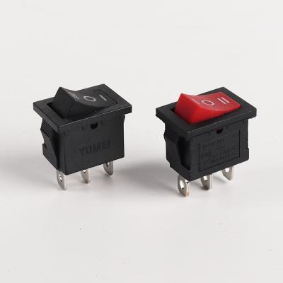 China Electrical Appliances Adjust Power Rocker Switch Three-Leg Electric Switch Three-Position Knob for sale