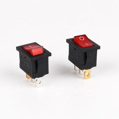 China Wholesale Electrical Appliances Factory Rocker Knob Switch Shift Power Knob Black Switch With Light for sale