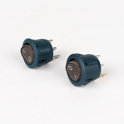 China Electrical Appliance China Factory Wholesale Round Oval Switch Blue Rocker Switch with Light for sale