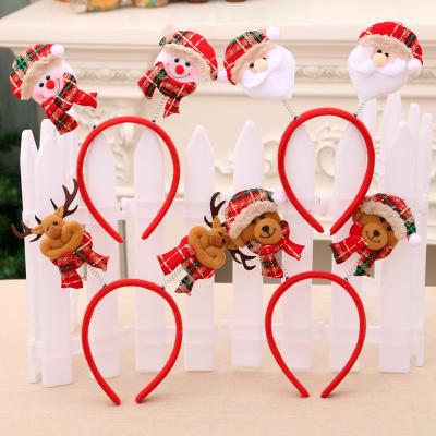 China Wholesale Trendy Santa Party Decor Christmas Hairband Party Hair Band Headband for sale