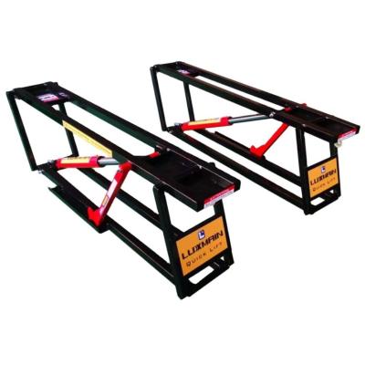 China Lifting Capacity 3500kg Portable Quick Lift Vehicle Scissor Car Lift with Height Adaptor for sale