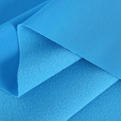 China Waterproof 100% Polyester Warp Knitting Mesh Fabric Foil Velvet Fabric for sale