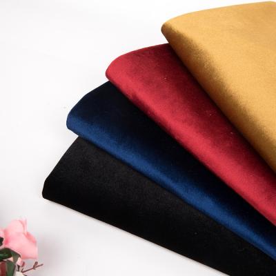 China Customized Raincoats Color Italian Velvet Solids Softshell Polyester Spandex Fabric For Home Textile for sale