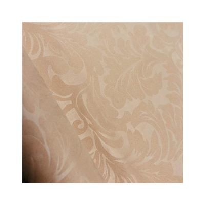 China Embossed Flower Tear-resistant 100% Polyester Fabric Material For Making Bed Sheet for sale