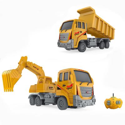 China RC Hobby Radio Control Construction Truck 1:20 Scale 4Ways RC Construction Vehicle Remote Control Excavator for sale