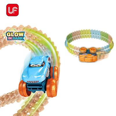 China New Track Toy 2022 Slot Toy Children's Intellectual Indoor DIY Game Electric Dinosaur Track for sale