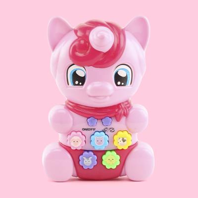 China Good Quality Musical Baby Handheld Game Toys Study Machine Music Organ Cartoon Figure Toys Baby Toys for sale