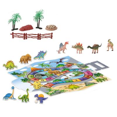 China Education Chess Kids Table DIY Game Dinosaur Toys Gift Toys PVC Dinosaur Toys LF0024789 for sale