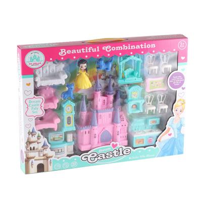 China DIY TOY Best Girl Toys Hot Sale Christmas Toys Bedroom Play Set Family Play Plastic Castle for sale