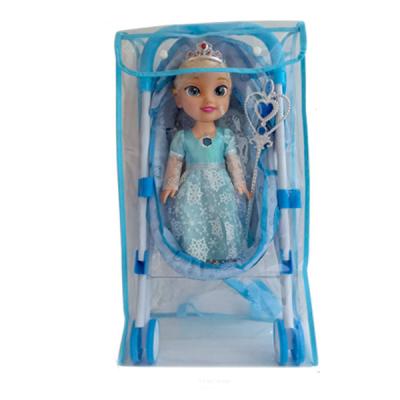 China Resounding Hot Sale 14 Inch Latex Music Doll Vinyl Doll With Walker Christmas Hot Sale Toys Frozen Doll Set for sale