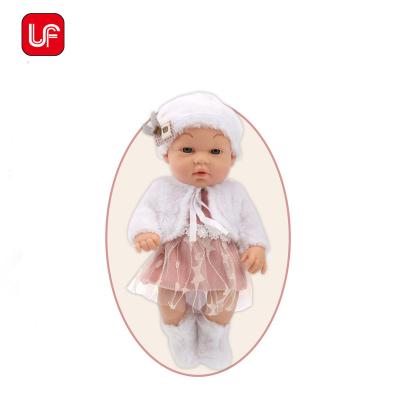 China Nice Educational Latex Baby - Doll 12 Inch Family Play Vinyl Newborn Baby Doll Good Quality Girl Toys for sale