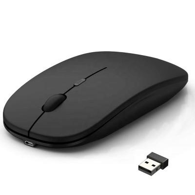 China Factory Cheap Wireless Rechargeable Mini Mouse For PC Mini Noiseless Small Mouse Slim ,Laptop Mouse 2.4G For Home/Office for sale