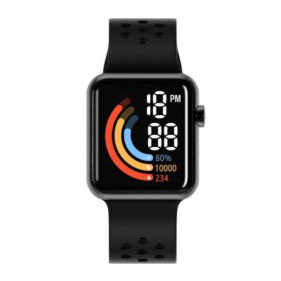 China APP Control C1-6 Smart Watch for Kids Smartwatch Colorful Smart Round Bracelet Waterproof Sports Use Watch with Soft TPU Elastic Band for sale